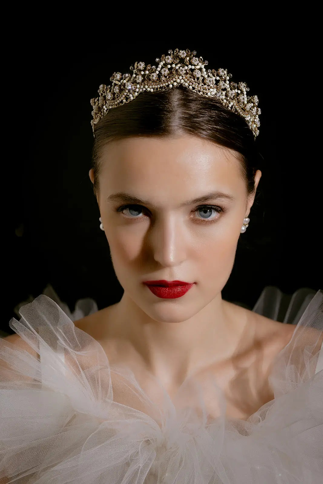 Maria Elena Custom Headpiece Crown CHANCE CROWN – mariaelenaheadpieces main image 3