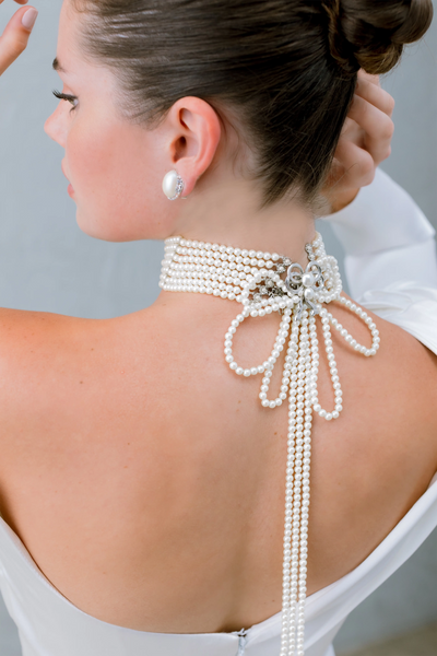 A LA MODE PEARL CHOKER – mariaelenaheadpieces