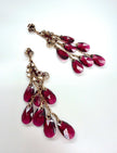 RUBY BLOOM EARRINGS
