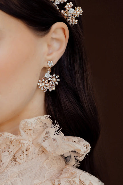LUNE EN FLEURS EARRINGS