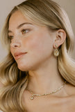 DEWDROP EARRINGS (BLUSH ROSE)
