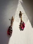 EVERLASTING EARRINGS (RUBY RED)