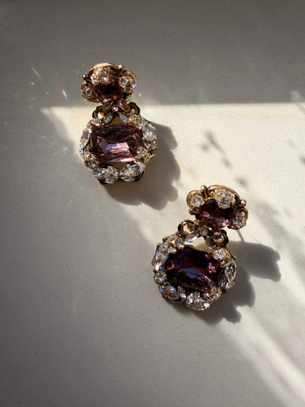 ADA EARRINGS (LIGHT AMETHYST)