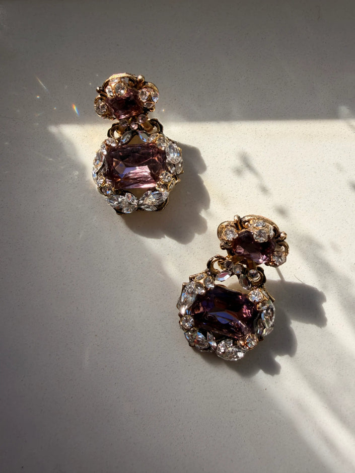 ADA EARRINGS (LIGHT AMETHYST)