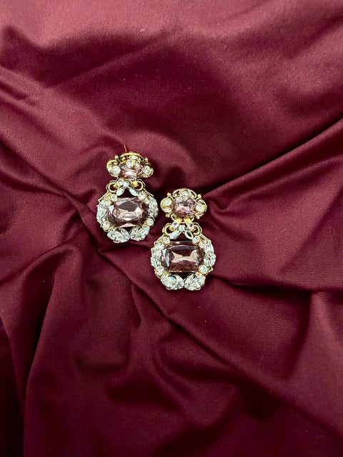 ADA EARRINGS (LIGHT AMETHYST)