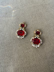 ADA EARRINGS (RUBY RED)