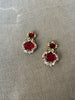 ADA EARRINGS (RUBY RED)
