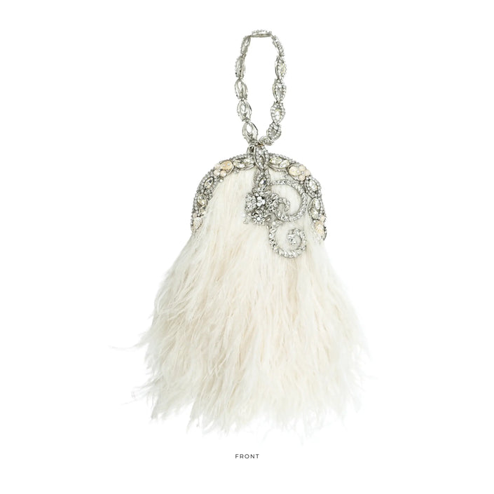 ERIKA FEATHER PURSE