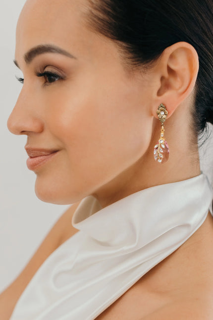 EVERLASTING EARRINGS (RUBY RED)