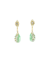EVERLASTING EARRING IN PERIDOT GREEN