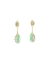 EVERLASTING EARRING IN PERIDOT GREEN