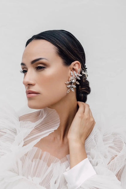 IMOGEN EARRINGS (RUBY RED)