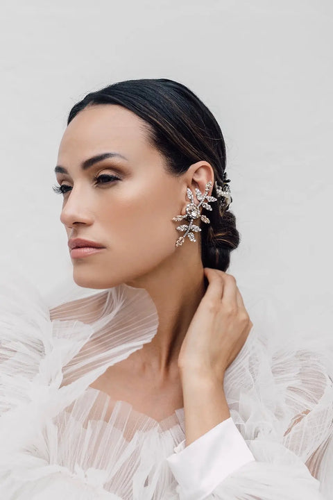 IMOGEN EARRINGS (RUBY RED)