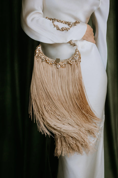 AURÉA FRINGE PURSE