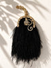 ERIKA FEATHER PURSE