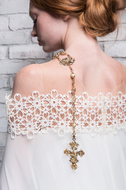 ROSA MYSTICA BOUQUET ROSARY, LAZO, & UNITY CANDLE