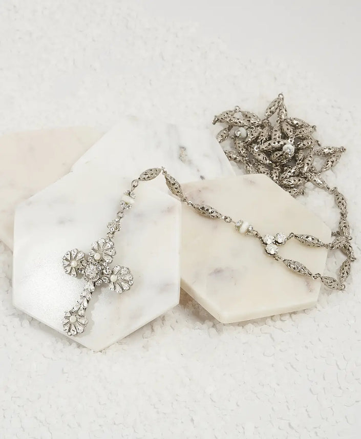 LACRIMA DI LUCE BOUQUET ROSARY, LAZO, & UNITY CANDLE